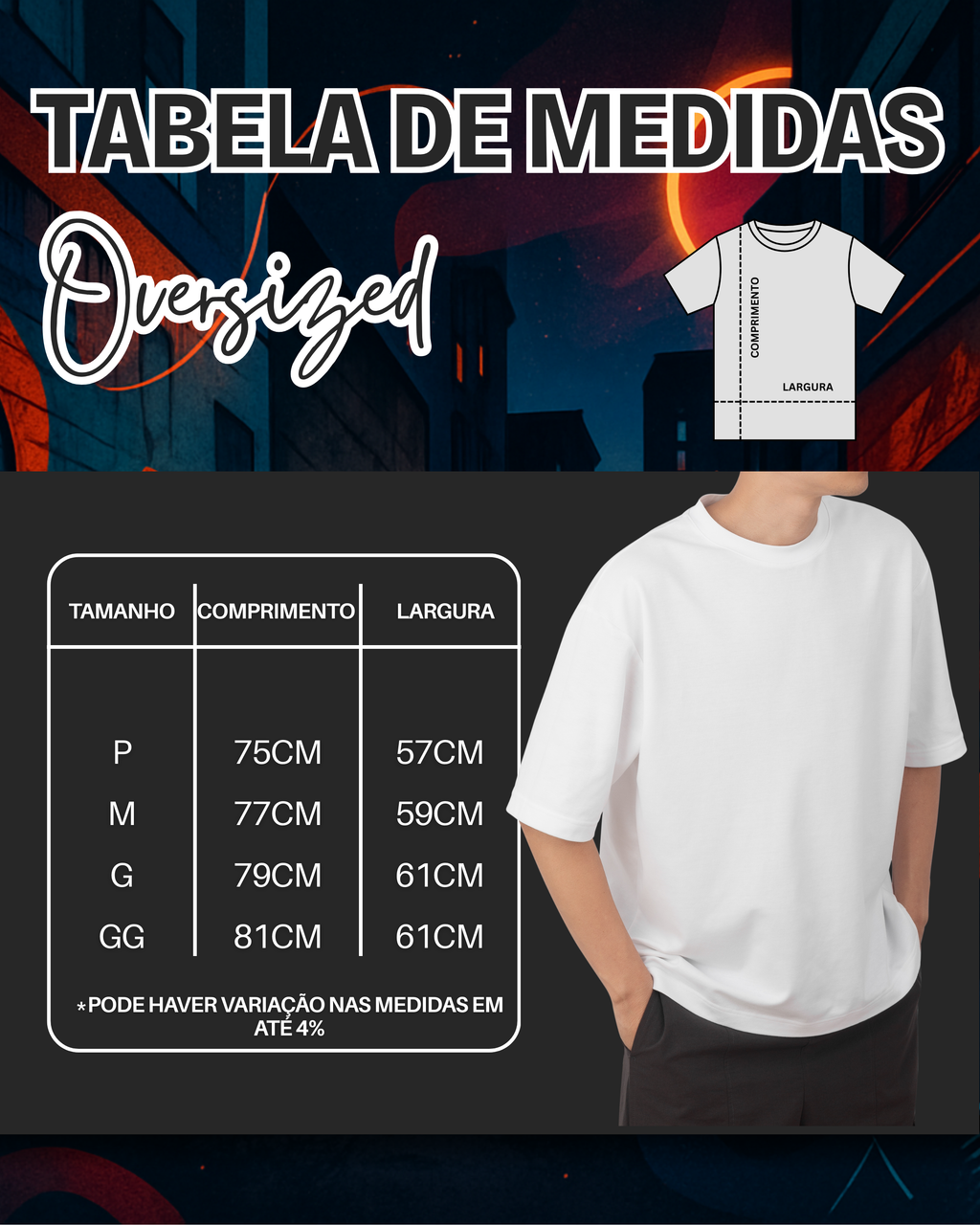 Camisa Oversized São Bento